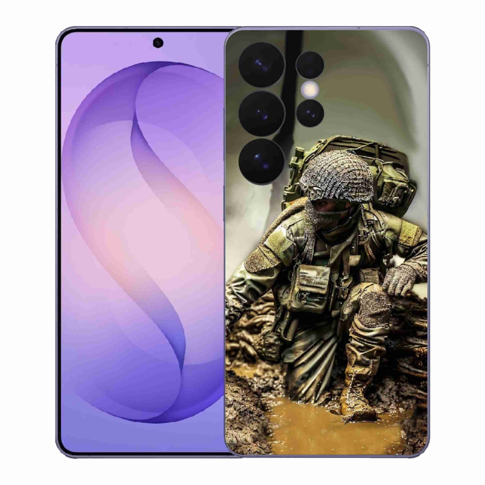 Gélový kryt mmCase na Samsung Galaxy S26 Ultra - vojak