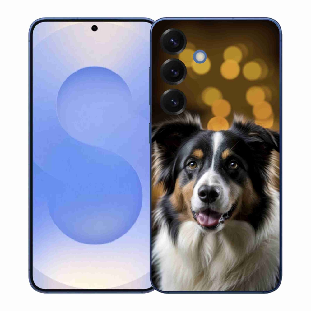 Gélový kryt mmCase na Samsung Galaxy S26+ - usmievavý austrálsky ovčiak