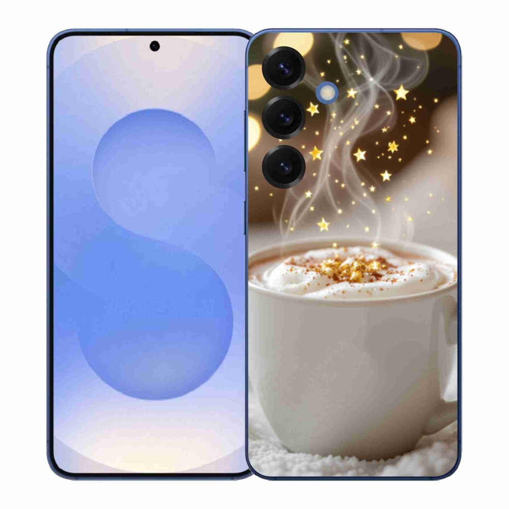 Gélový kryt mmCase na Samsung Galaxy S26+ - vianočný horúci nápoj