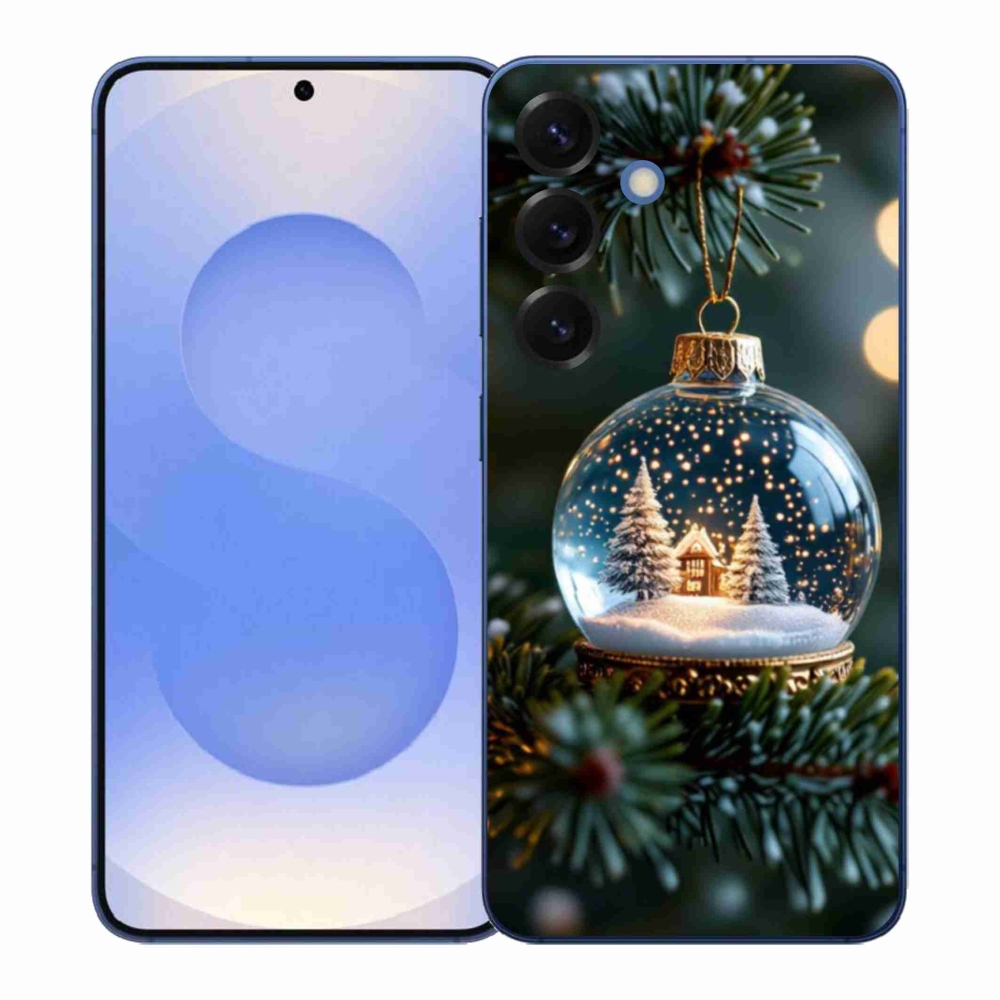 Gélový kryt mmCase na Samsung Galaxy S26+ - vianočné gule 2