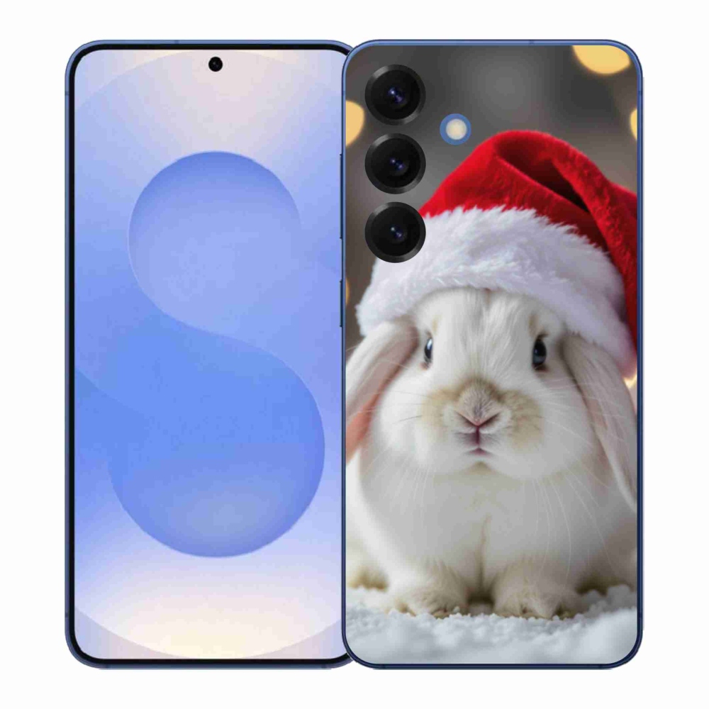 Gélový kryt mmCase na Samsung Galaxy S26+ - vianočný králik