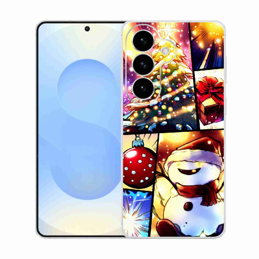 Gélový kryt mmCase na Samsung Galaxy S26 - vianočné motívy 1