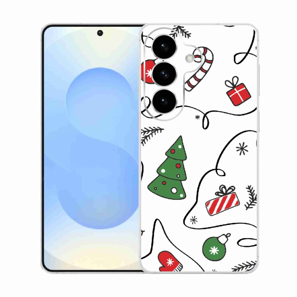 Gélový kryt mmCase na Samsung Galaxy S26 - vianočné motívy