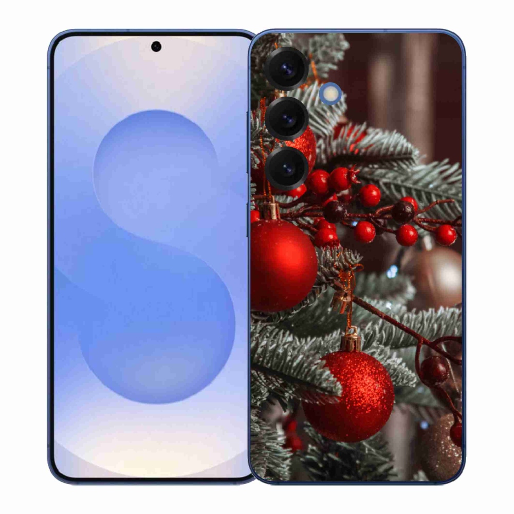 Gélový kryt mmCase na Samsung Galaxy S26+ - vianočné ozdoby 2