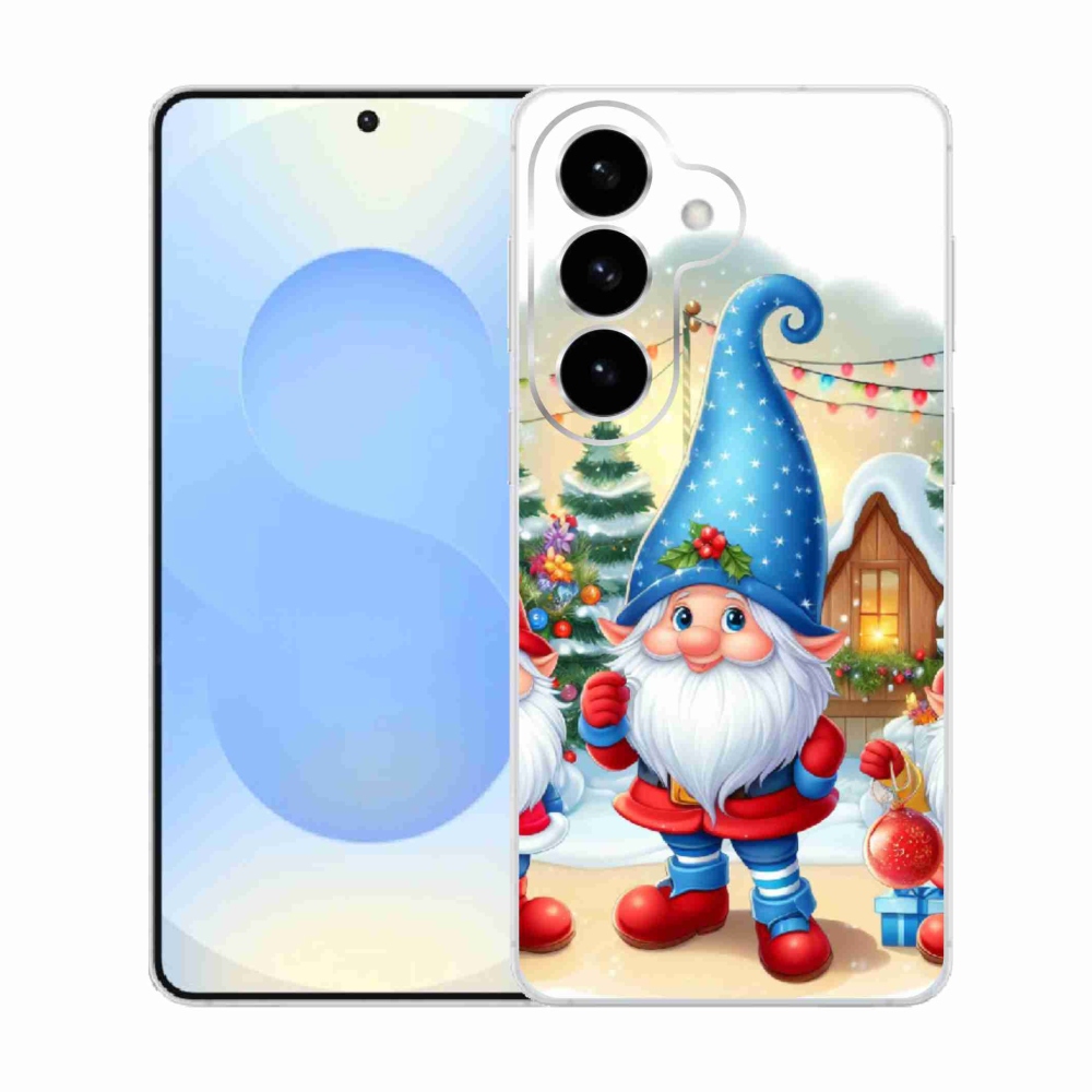 Gélový kryt mmCase na Samsung Galaxy S26 - vianočné škriatkovia