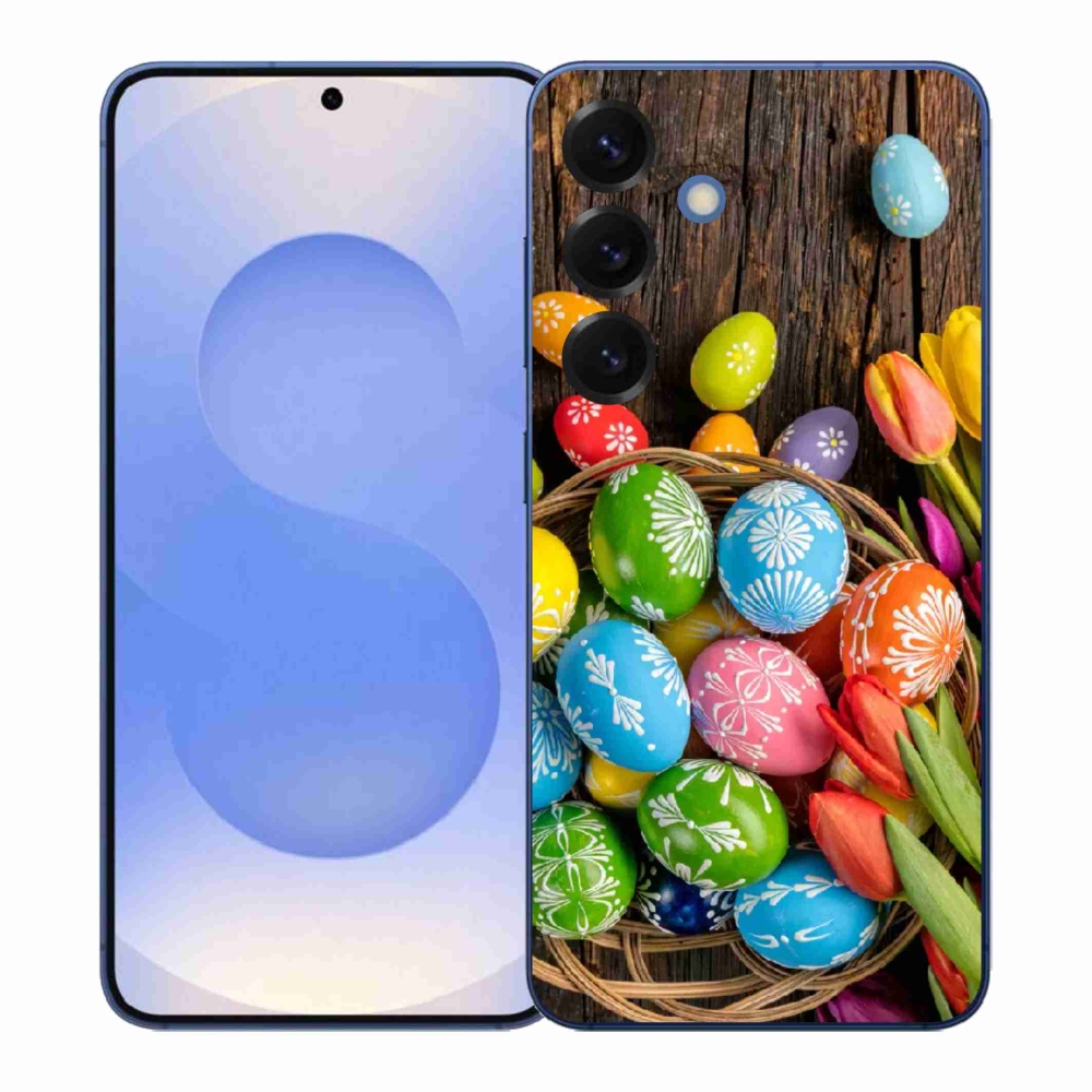 Gélový kryt mmCase na Samsung Galaxy S26+ - veľkonočné vajíčka