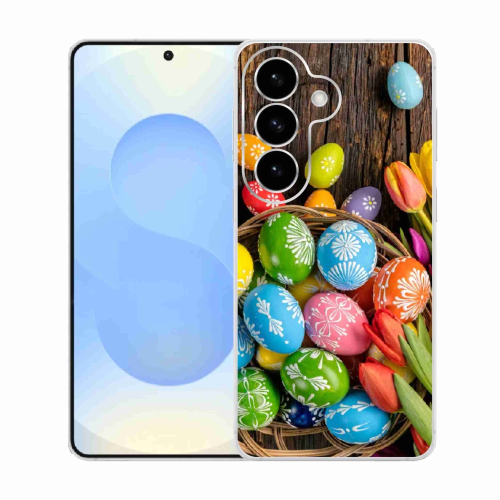 Gélový kryt mmCase na Samsung Galaxy S26 - veľkonočné vajíčka