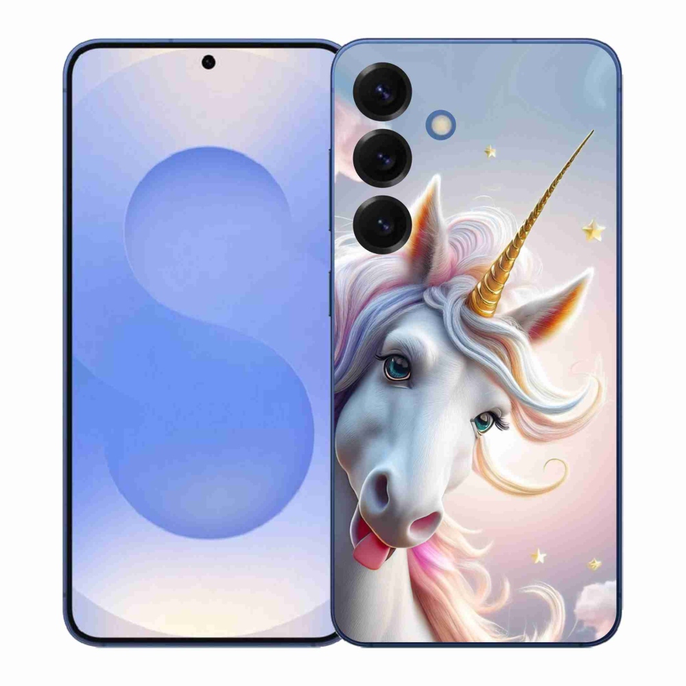 Gélový kryt mmCase na Samsung Galaxy S26+ - veselý jednorožec