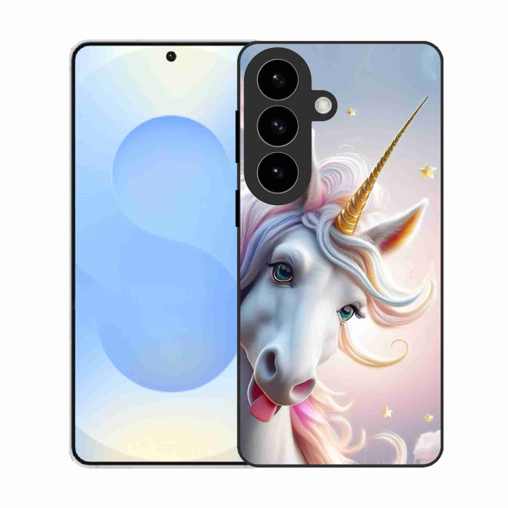 Gélový kryt mmCase na Samsung Galaxy S26 - veselý jednorožec