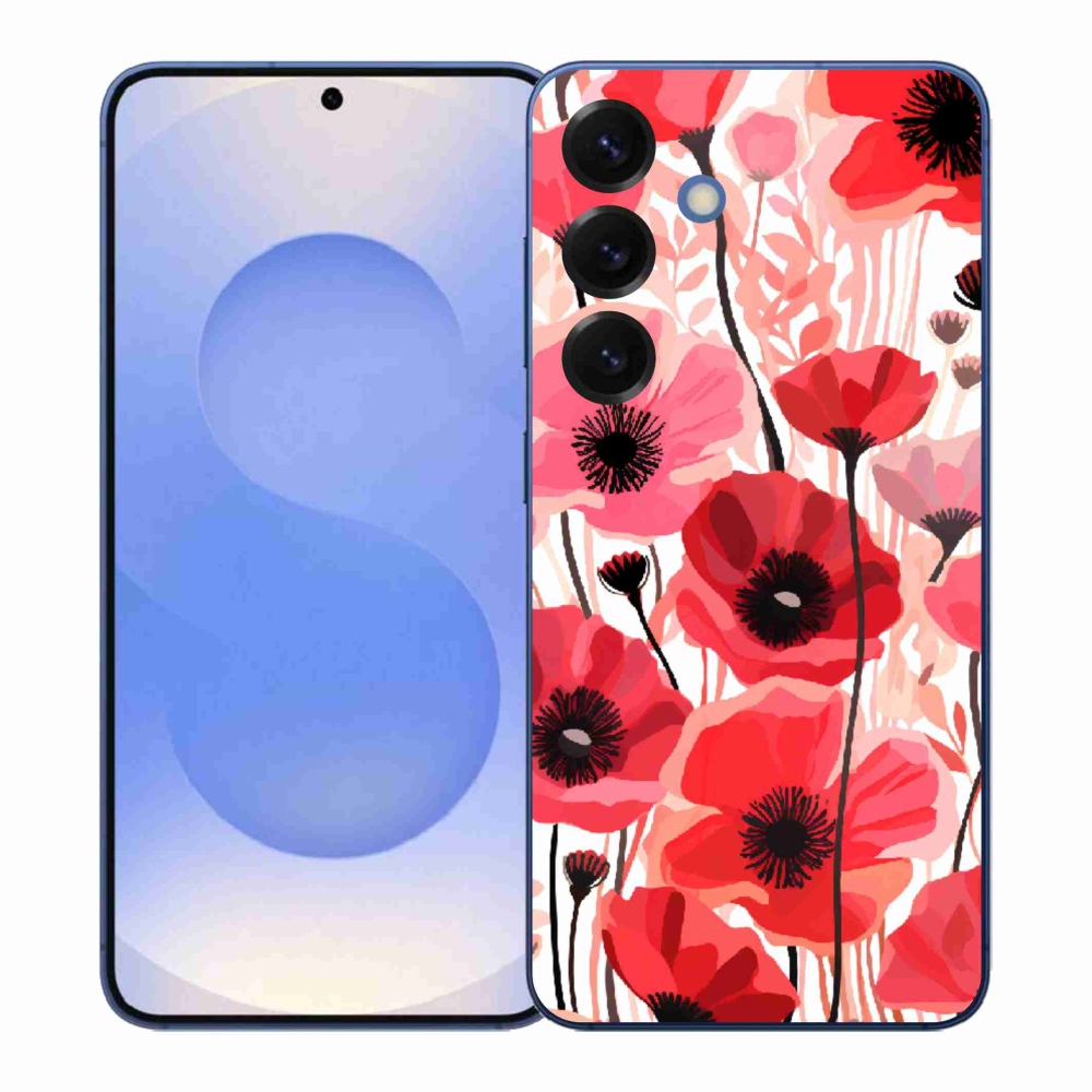 Gélový kryt mmCase na Samsung Galaxy S26+ - vlčí mak 1