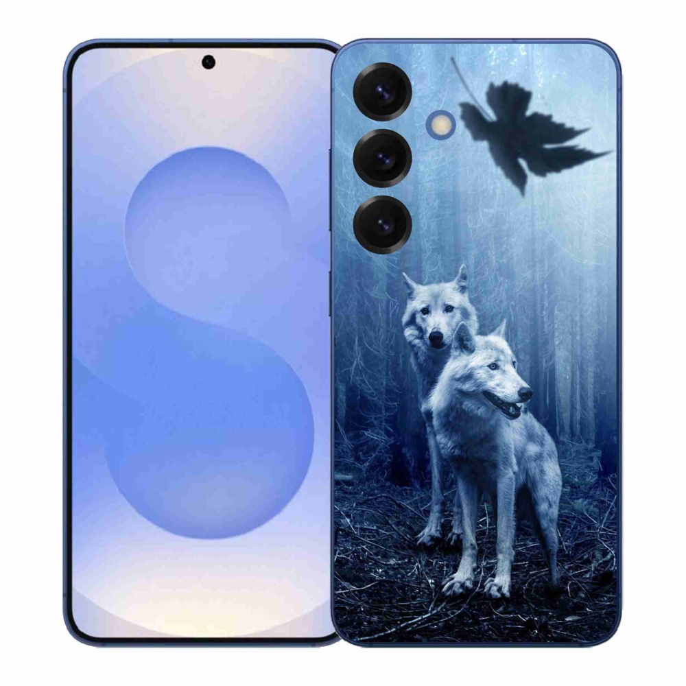 Gélový kryt mmCase na Samsung Galaxy S26+ - vlci v lese