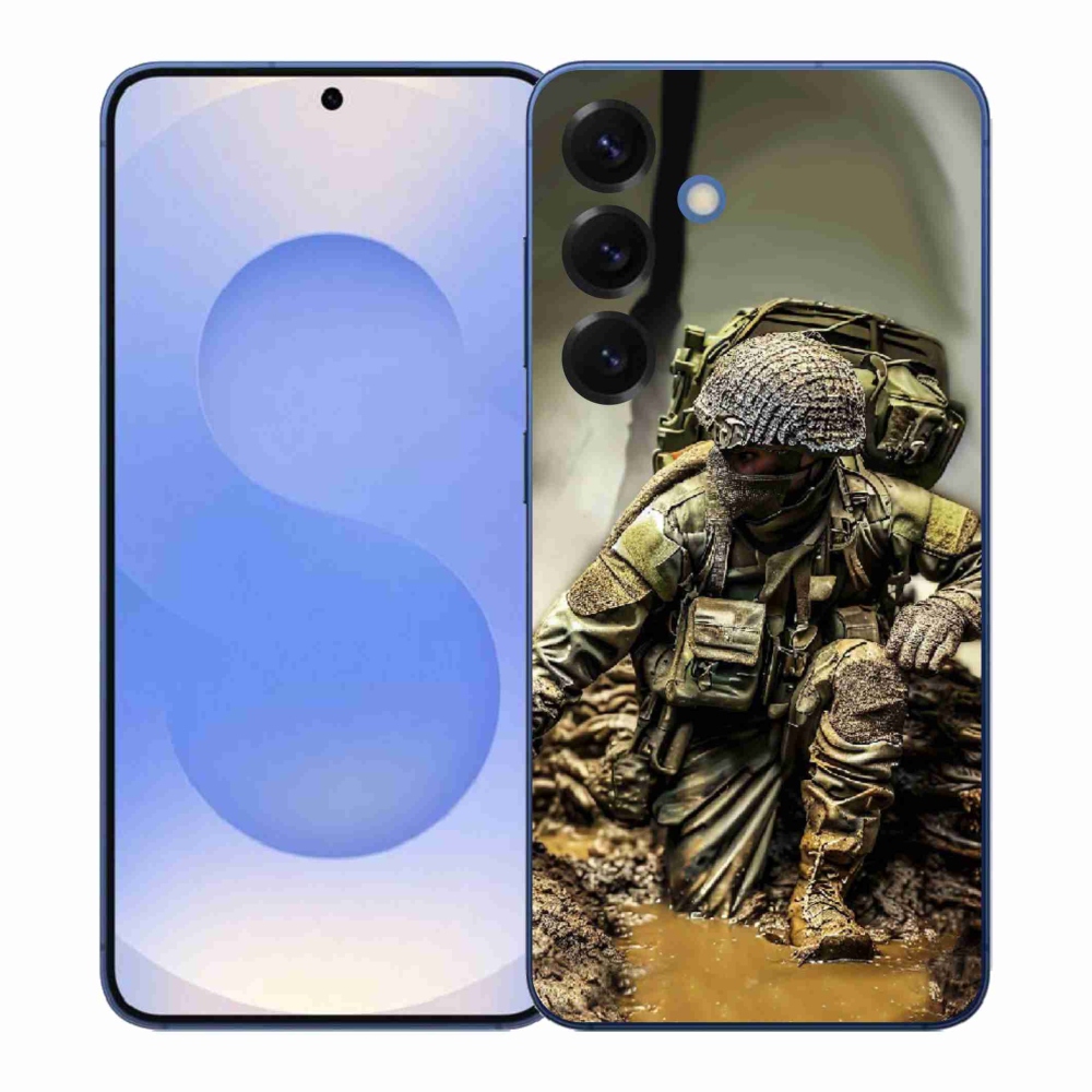 Gélový kryt mmCase na Samsung Galaxy S26+ - vojak