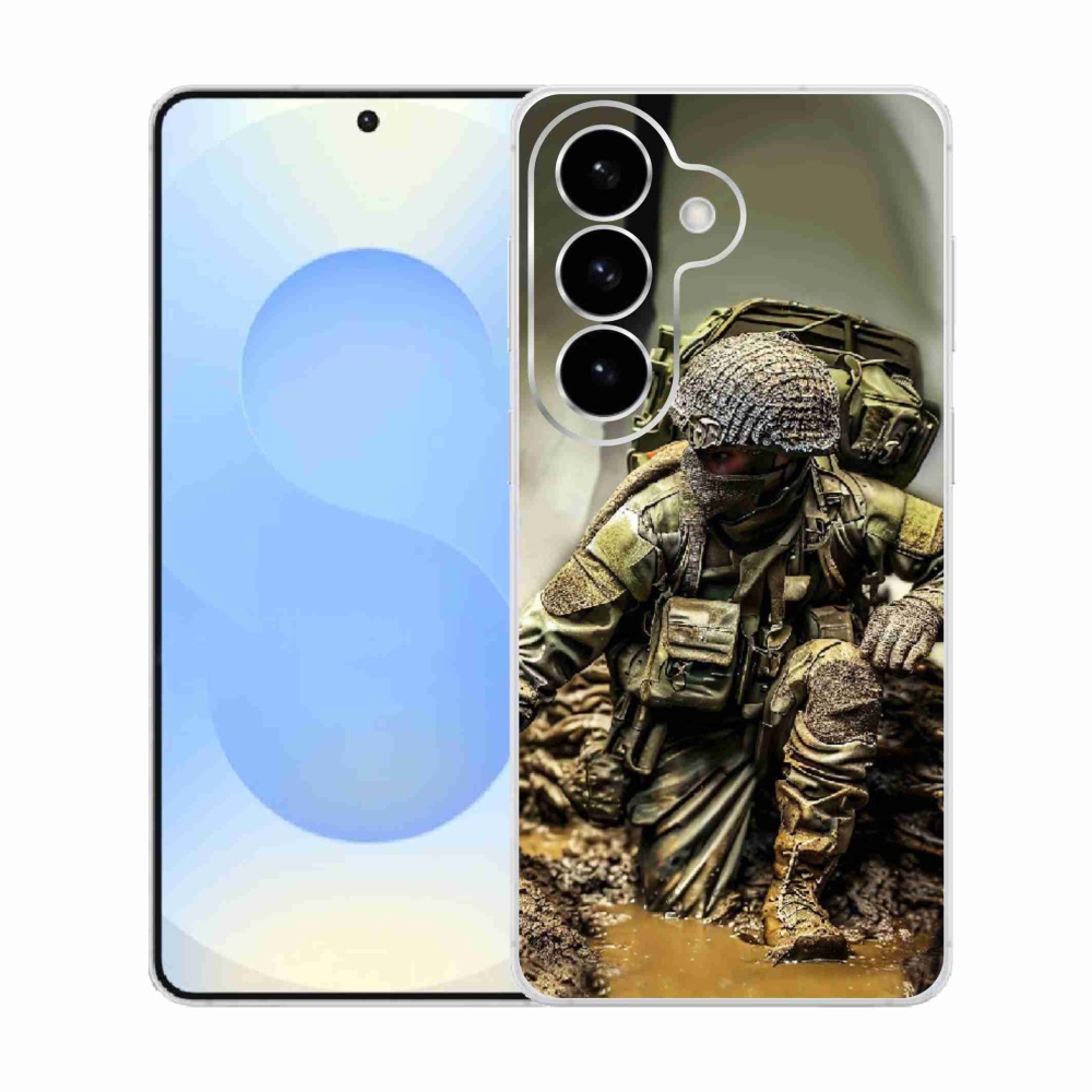 Gélový kryt mmCase na Samsung Galaxy S26 - vojak