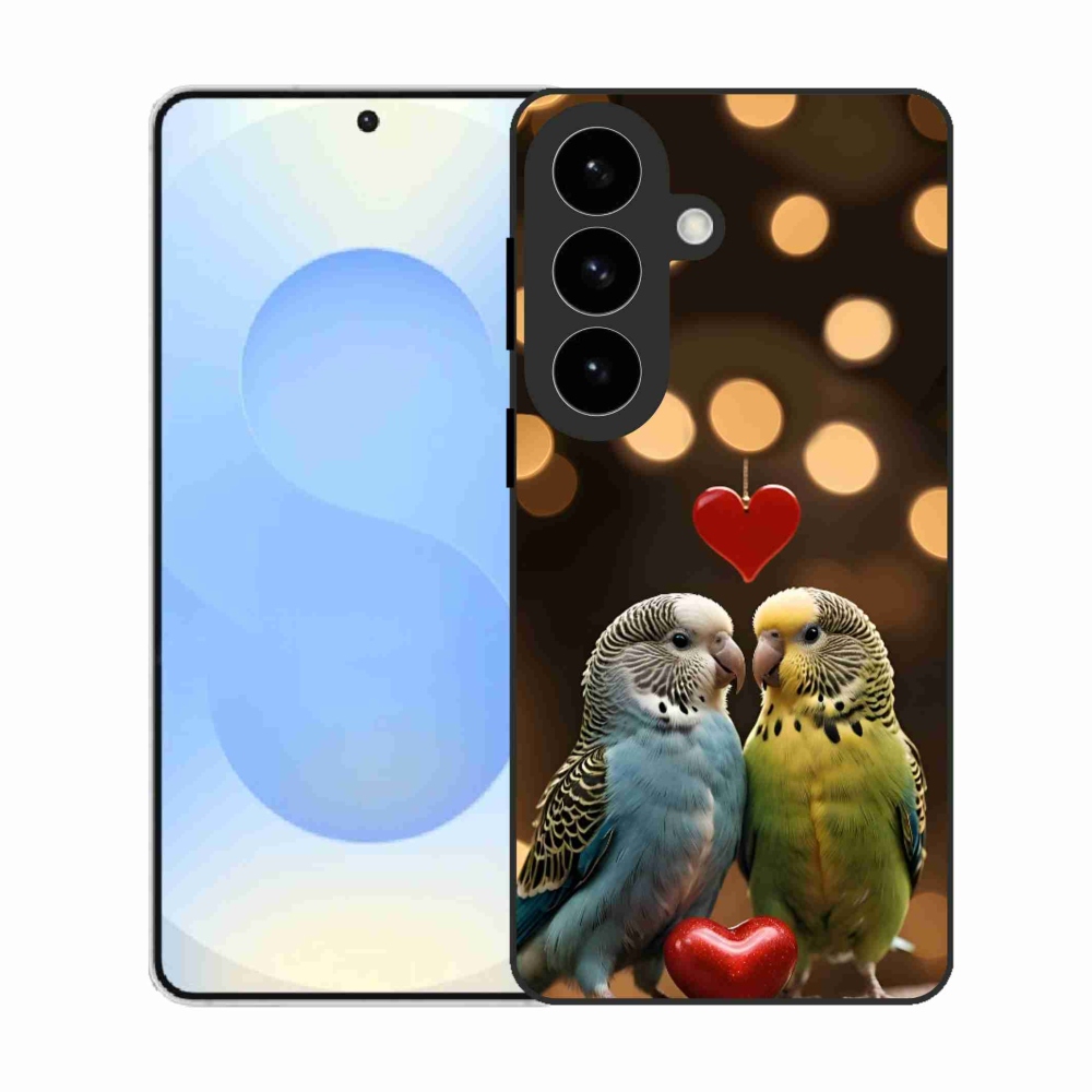 Gélový kryt mmCase na Samsung Galaxy S26 - zamilovaní papagáje