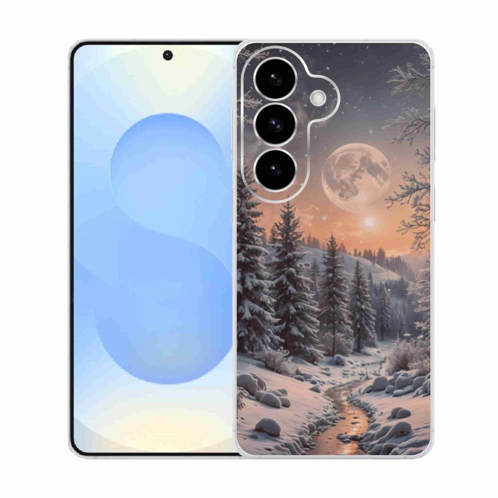 Gélový kryt mmCase na Samsung Galaxy S26 - zimná krajina 2