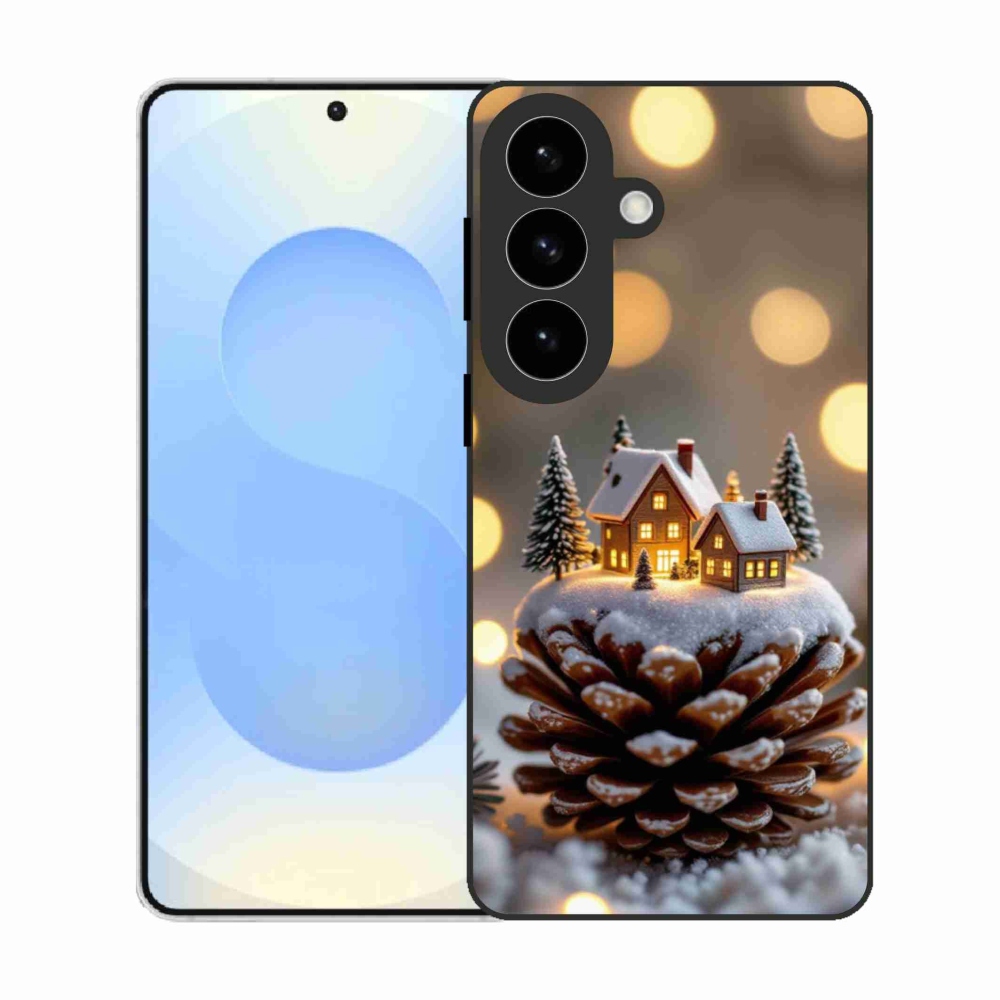 Gélový kryt mmCase na Samsung Galaxy S26 - zimná dedinka