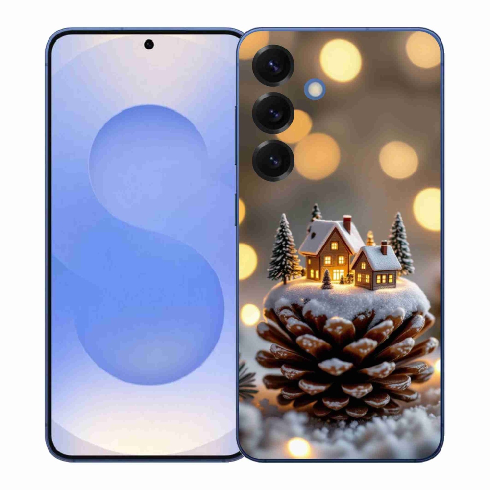 Gélový kryt mmCase na Samsung Galaxy S26+ - zimná dedinka