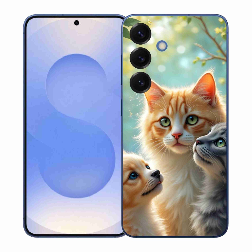 Gélový kryt mmCase na Samsung Galaxy S26+ - zvieracie priateľstvo 2