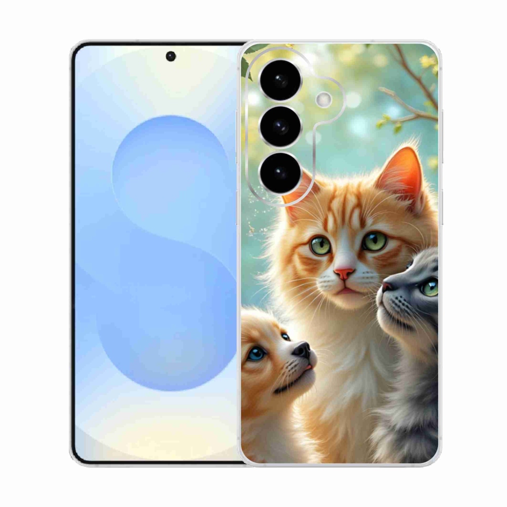 Gélový kryt mmCase na Samsung Galaxy S26 - zvieracie priateľstvo 2