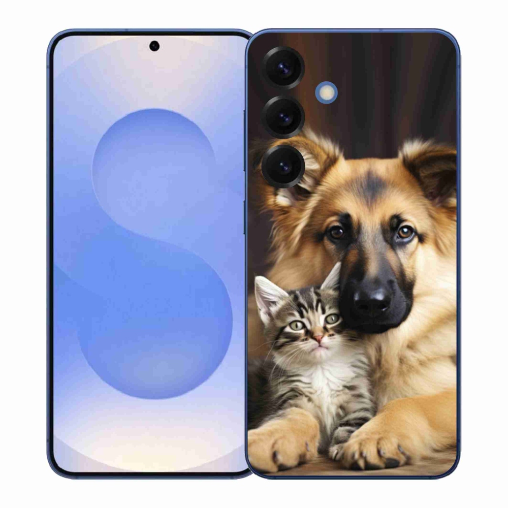 Gélový kryt mmCase na Samsung Galaxy S26+ - zvieracie priateľstvo