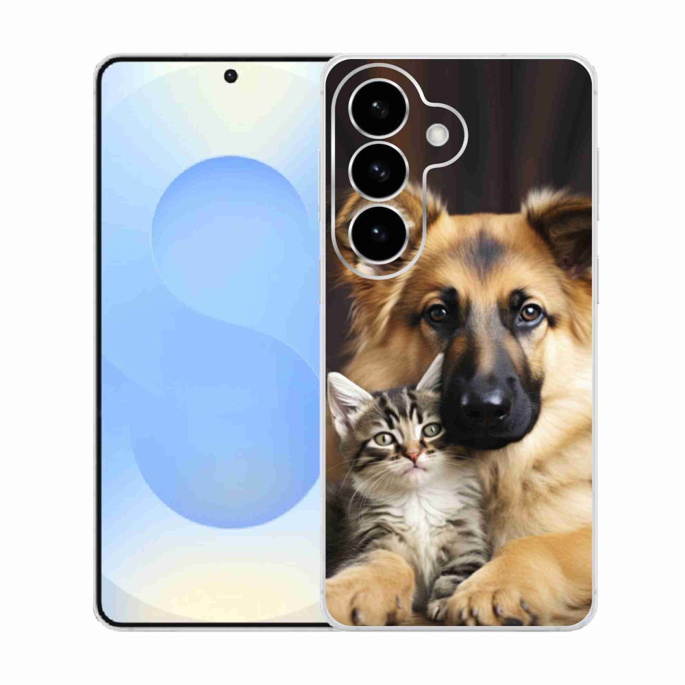 Gélový kryt mmCase na Samsung Galaxy S26 - zvieracie priateľstvo