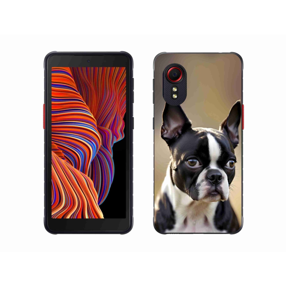 Gélový kryt mmCase na Samsung Galaxy Xcover 5 - bostonský teriér
