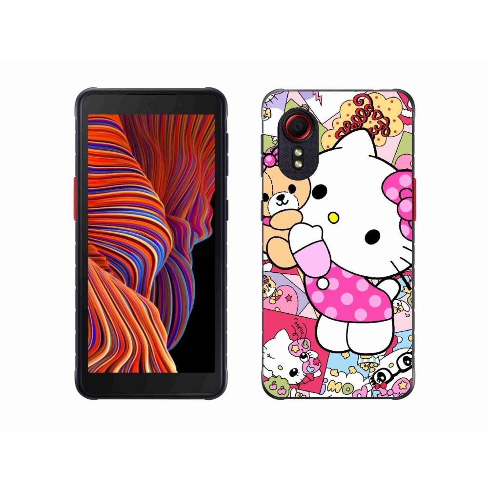 Gélový kryt mmCase na Samsung Galaxy Xcover 5 - cute kitty
