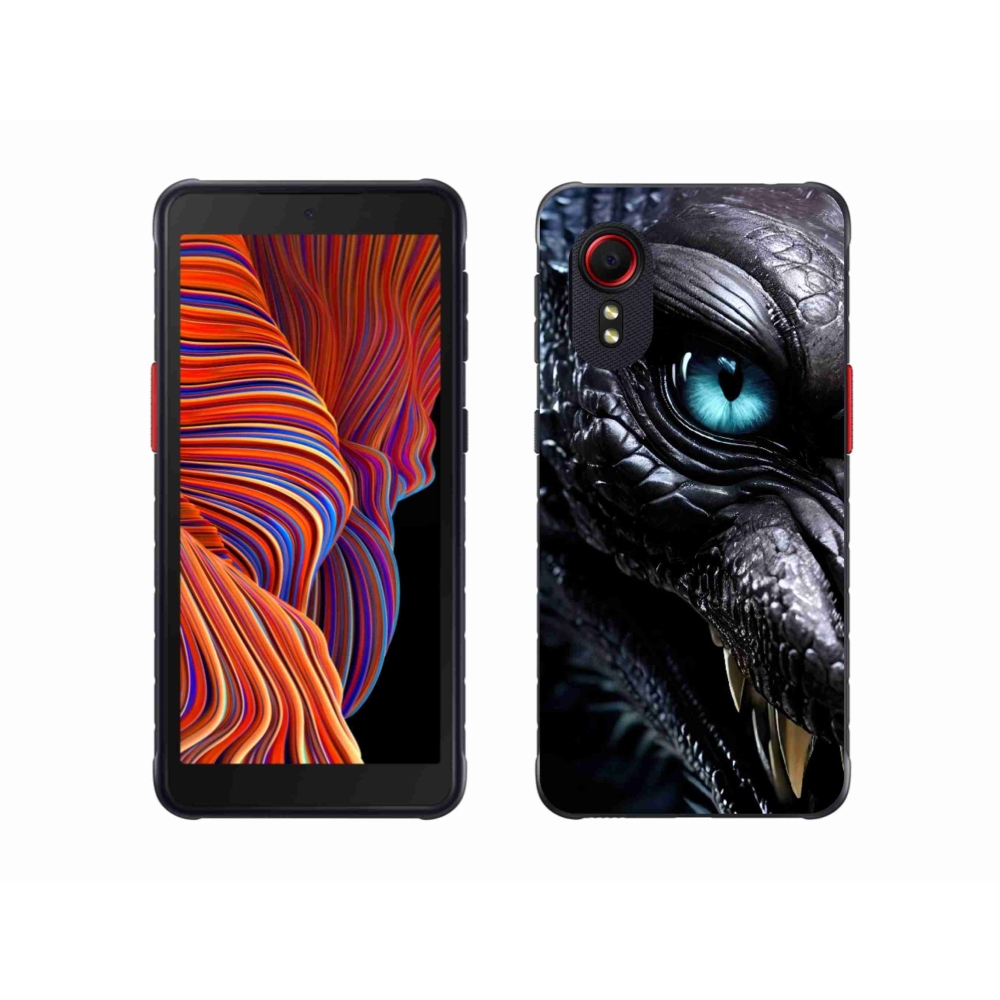 Gélový kryt mmCase na Samsung Galaxy Xcover 5 - dračí pohľad