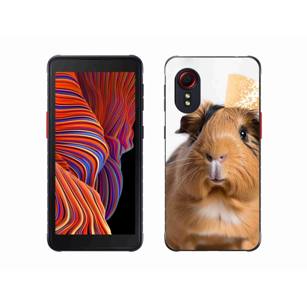 Gélový kryt mmCase na Samsung Galaxy Xcover 5 - hnedé morča