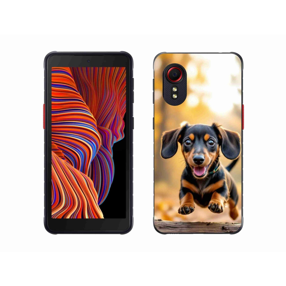 Gélový kryt mmCase na Samsung Galaxy Xcover 5 - jazvečík 2