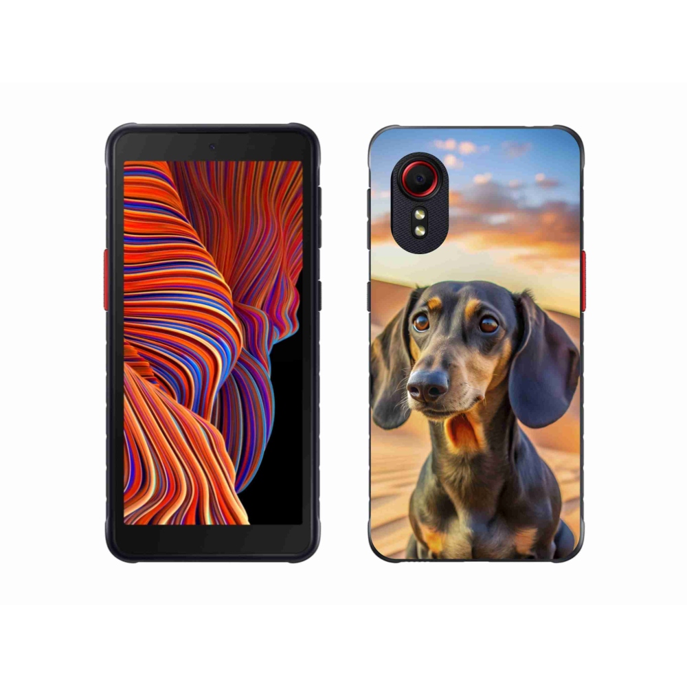 Gélový kryt mmCase na Samsung Galaxy Xcover 5 - jazvečík 3