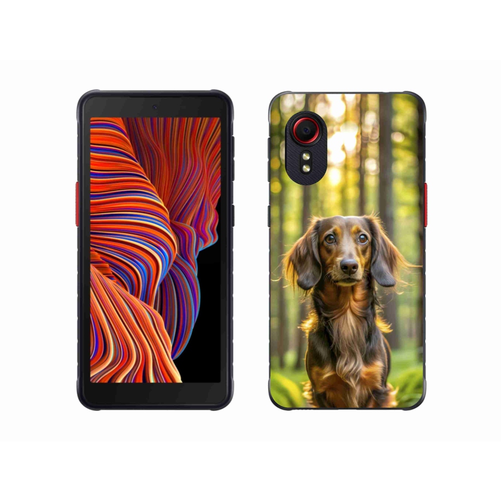 Gélový kryt mmCase na Samsung Galaxy Xcover 5 - jazvečík 4