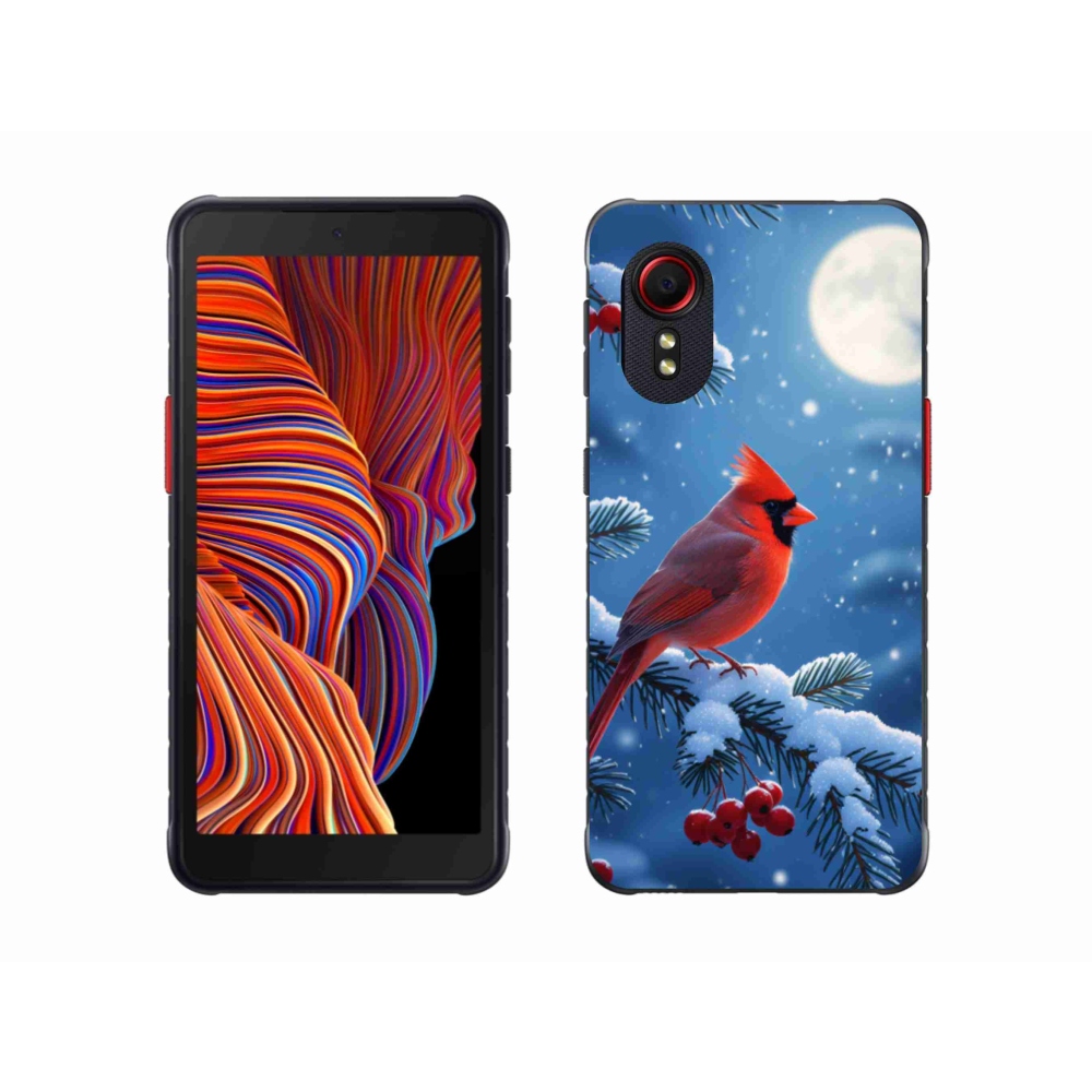 Gélový kryt mmCase na Samsung Galaxy Xcover 5 - kardinál červený