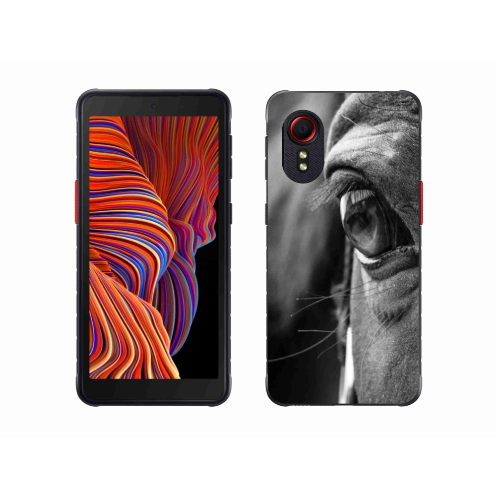 Gélový kryt mmCase na Samsung Galaxy Xcover 5 - konský pohľad