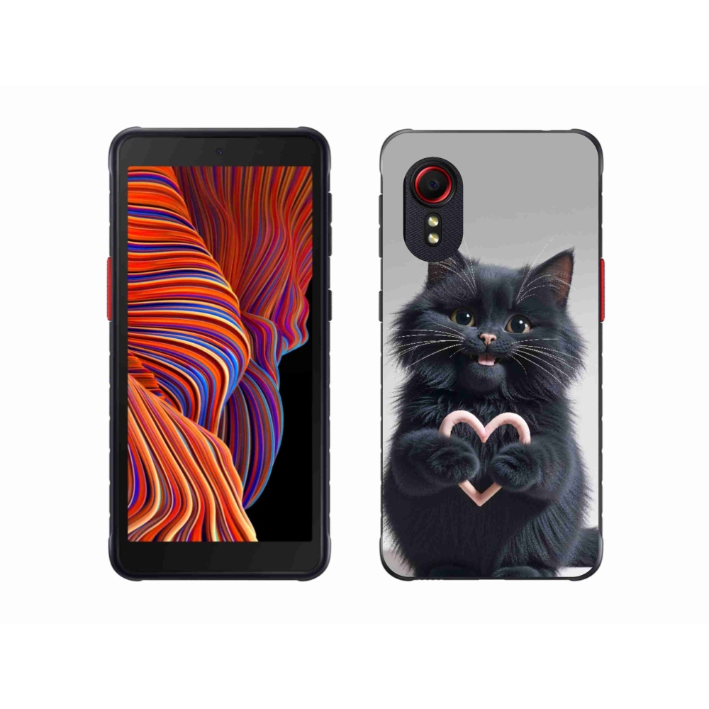 Gélový kryt mmCase na Samsung Galaxy Xcover 5 - mačacia láska 3