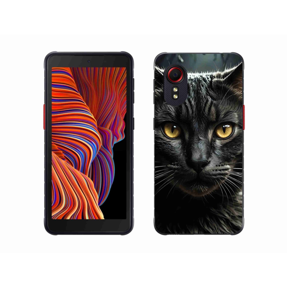 Gélový kryt mmCase na Samsung Galaxy Xcover 5 - mačacie pohľad 3