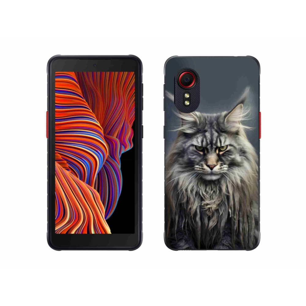 Gélový kryt mmCase na Samsung Galaxy Xcover 5 - mačacie pohľad 4