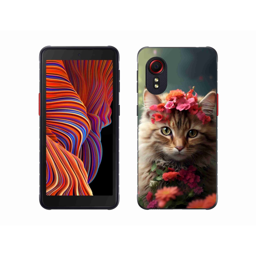 Gélový kryt mmCase na Samsung Galaxy Xcover 5 - mačacie princezná