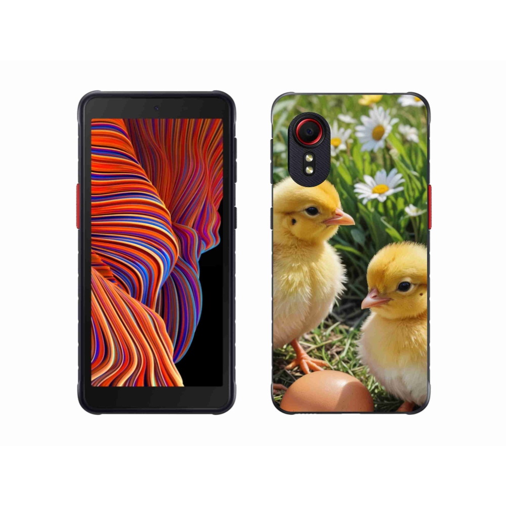 Gélový kryt mmCase na Samsung Galaxy Xcover 5 - kuriatka