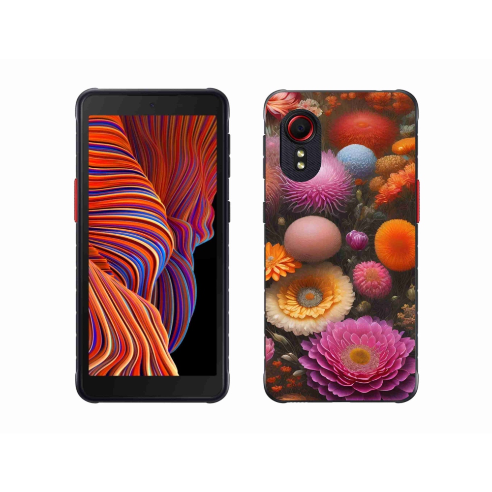 Gélový kryt mmCase na Samsung Galaxy Xcover 5 - kvetinová kompozícia