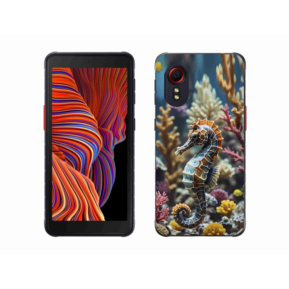 Gélový kryt mmCase na Samsung Galaxy Xcover 5 - morský koník 2