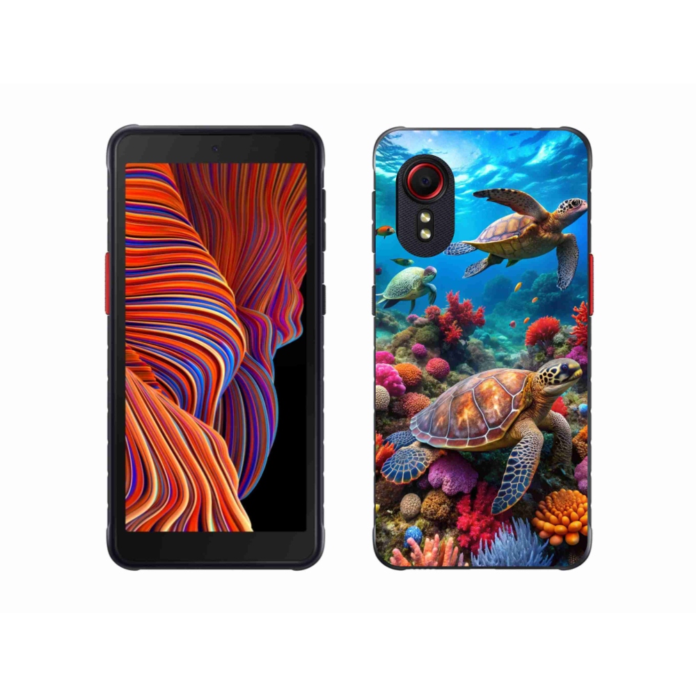 Gélový kryt mmCase na Samsung Galaxy Xcover 5 - morský svet 2
