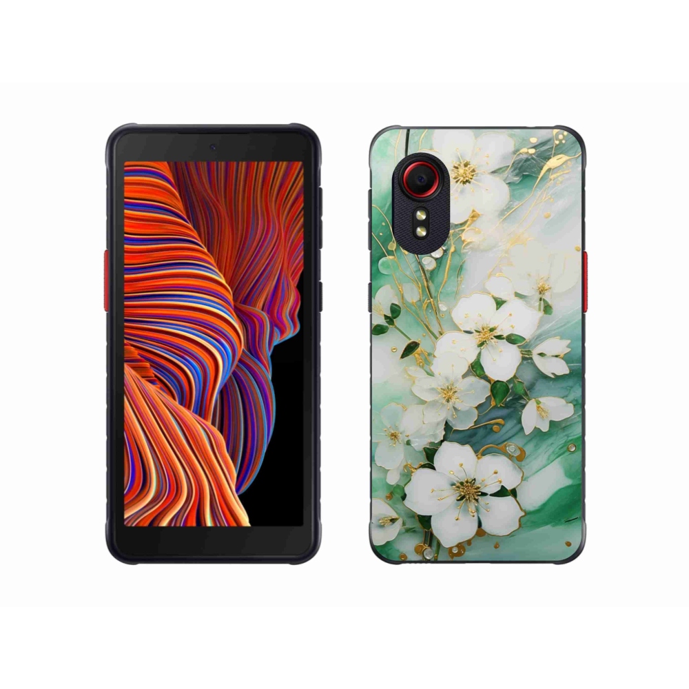 Gélový kryt mmCase na Samsung Galaxy Xcover 5 - nežné kvety