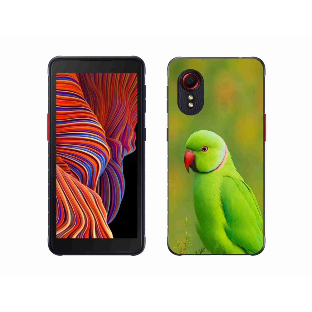 Gélový kryt mmCase na Samsung Galaxy Xcover 5 - papagáj Alexandr 2