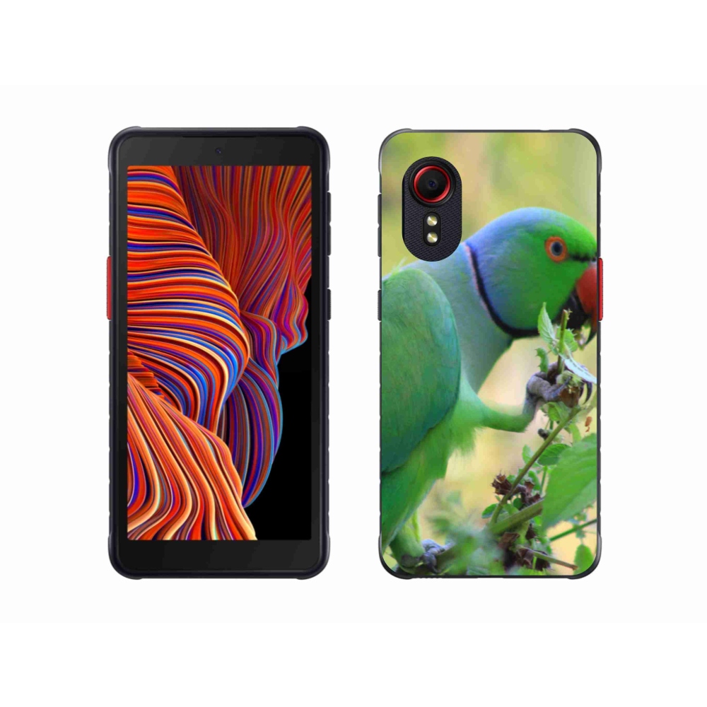 Gélový kryt mmCase na Samsung Galaxy Xcover 5 - papagáj Alexandr