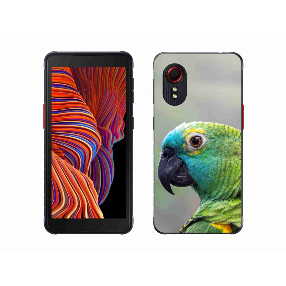 Gélový kryt mmCase na Samsung Galaxy Xcover 5 - papagáj amazoňan