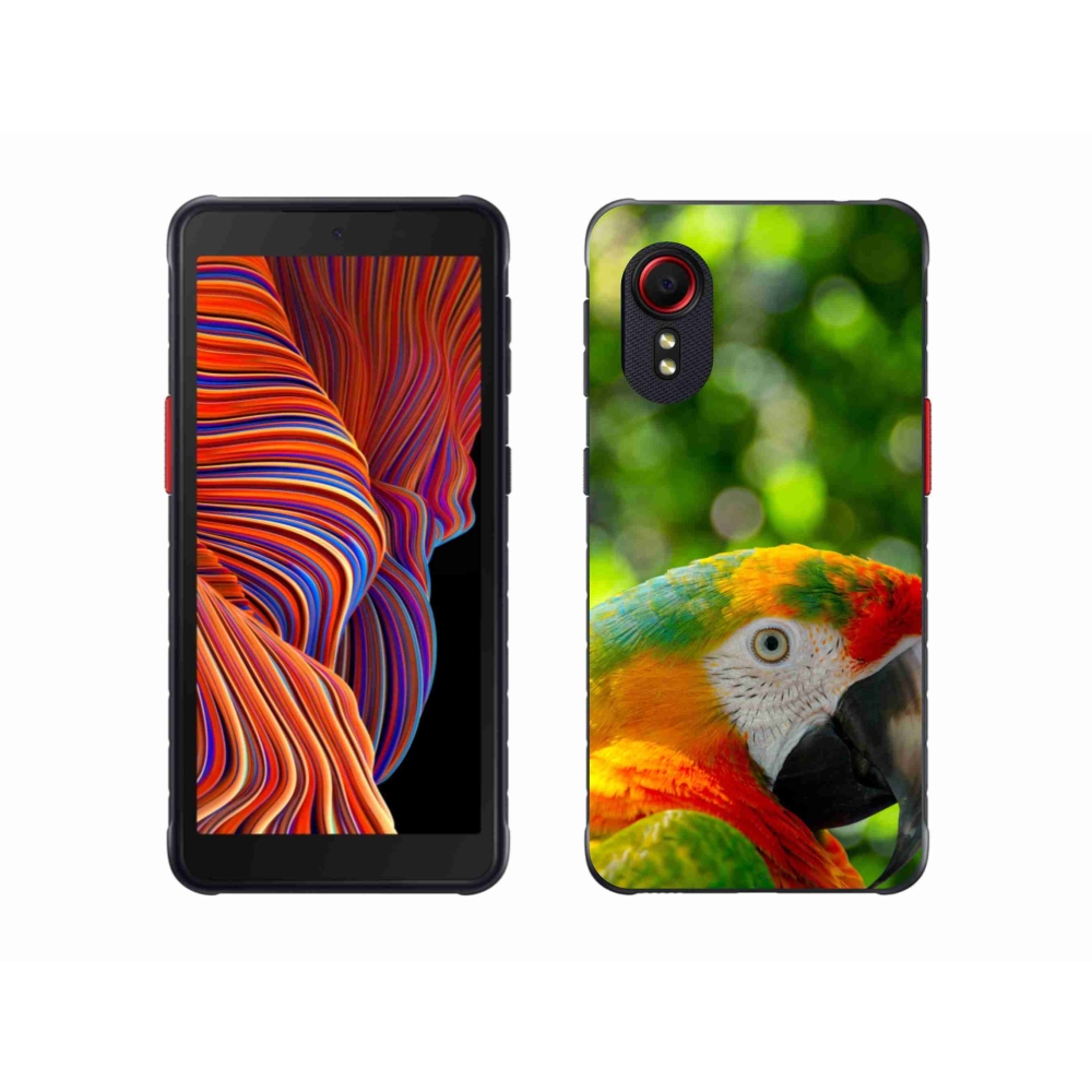 Gélový kryt mmCase na Samsung Galaxy Xcover 5 - papagáj ara 3