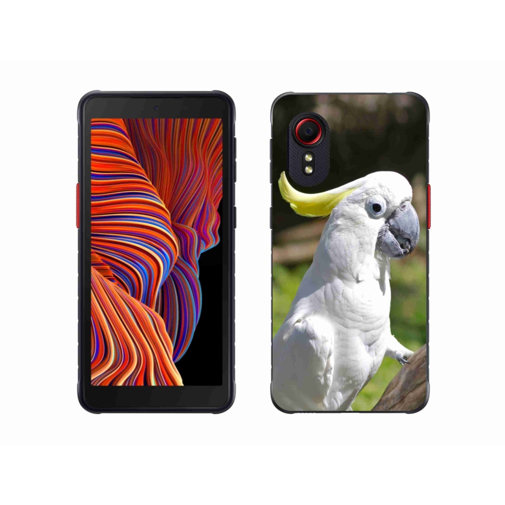 Gélový kryt mmCase na Samsung Galaxy Xcover 5 - papagáj kakadu 2