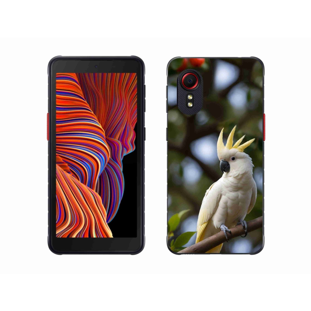Gélový kryt mmCase na Samsung Galaxy Xcover 5 - papagáj kakadu 3