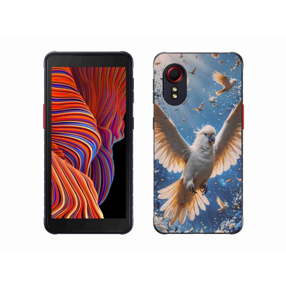 Gélový kryt mmCase na Samsung Galaxy Xcover 5 - papagáj kakadu